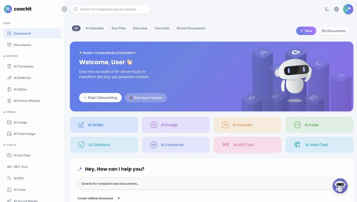 Preview of Coachit AI